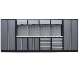 Kvalitný PROFI dielenský nábytok - 4535 x 2000 x 495 mm - TGS1300AA3