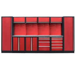 Kvalitný PROFI RED dielenský nábytok 3920 x 495 x 2000 mm - RTGS1300BB8