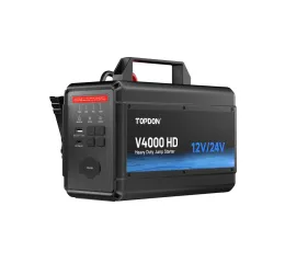 TOPDON Car Jump Starter V4000 HD pre 12V a 24V vozidlá