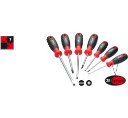 7-dielna sada skrutkovačov VIGOR - V1637