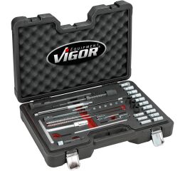 Sada na čistenie sedla vstrekovačov, 23 ks, Vigor – V4941N