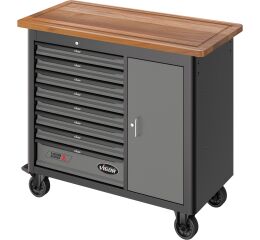 Dielenský vozík s náradím 375 dielov, 8 zásuviek a dvierka, VIGOR 1000 - V5158