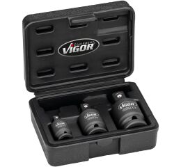 Rázové kardanové kĺby, 1/4", 3/8", 1/2", 3 ks, VIGOR - V5505N