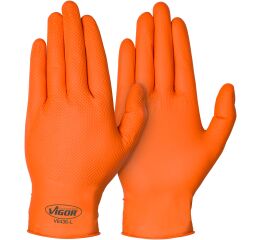 Nitrilové pracovné rukavice, L, 100 ks - V6436L