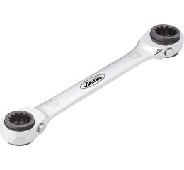 Račňový očkový kľúč obojstranný 4 v 1 - V3607