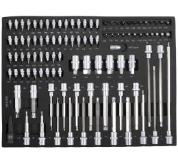 Sada bitov vo výplni do dielenského vozíka, 102 dielov - VV102SB01