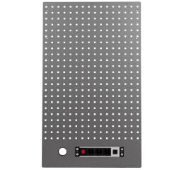 Dierovaná závesná doska s el. zásuvkou 614,5x1052x24 mm PROFI - WGB1324K