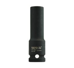 Šesťhranný hlboký nástavec CrMo - 1/2 palca, 12 mm - YT-1032