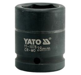 Šesťhranný nadstavec CrMo - 3/4 palca, 28 mm - YT-1078