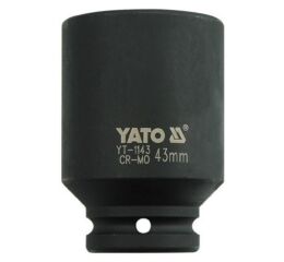 Šestihranný hluboký nástavec CrMo 3/4" - 43 mm - YT-1143