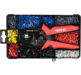 Konektorové kliešte, 0,25-10 mm², 175 mm, 1200 ks - YT-23052