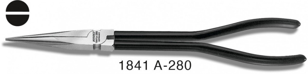 E-shop Rovné polkruhové kliešte 280 mm Hazet 1841-280 - HA051489
