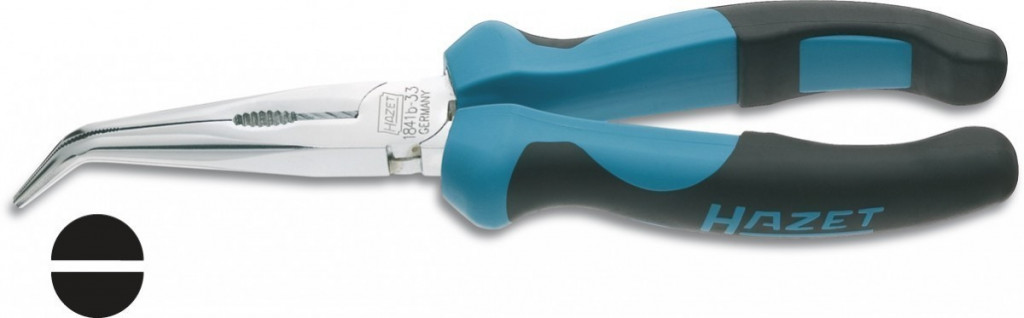 E-shop Zanute polkruhové kliešte 200 mm Hazet 1841B-33 - HA006434