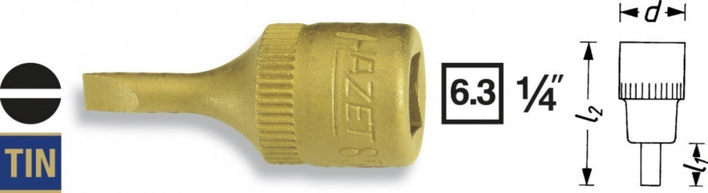 E-shop Nástrčná hlavica 8503-0.6X3.5 Hazet - HA037162