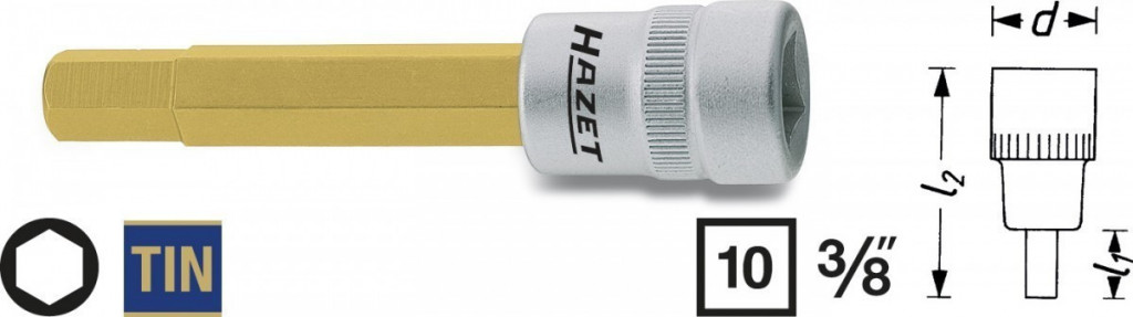 E-shop Nástrčná hlavica 8801-8 Hazet - HA039425