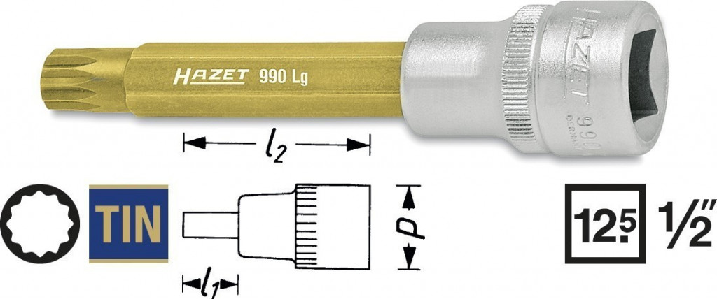 E-shop Nástrčná hlavica 990LG-12 Hazet - HA047345