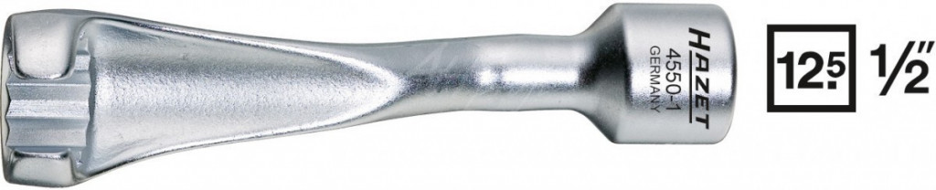 Fotografia produktu: Kľúč pre vstrekovacie potrubie Hazet 4550-1 Pre Mercedes-Benz, 1/2" - HA021697