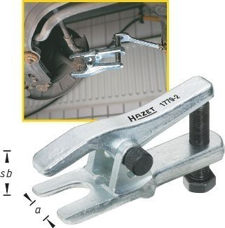 E-shop Sťahovák guľového kĺbu 1779-22 - priemer: 20 mm; rozpätie: 50 - 80 mm; 1,4 kg - HA141654