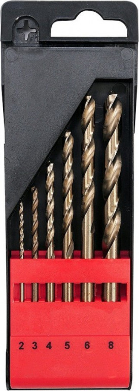 E-shop Sada vrtáků na kov 6ks HSS-COBALT 2-8mm