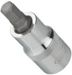 E-shop Nástrčná hlavice, pohon vnitřní čtyřhran 12,5 = 1/2”, pro šrouby s vnitřním šestihranem SW 5 mm, délka: 55 mm - V2101
