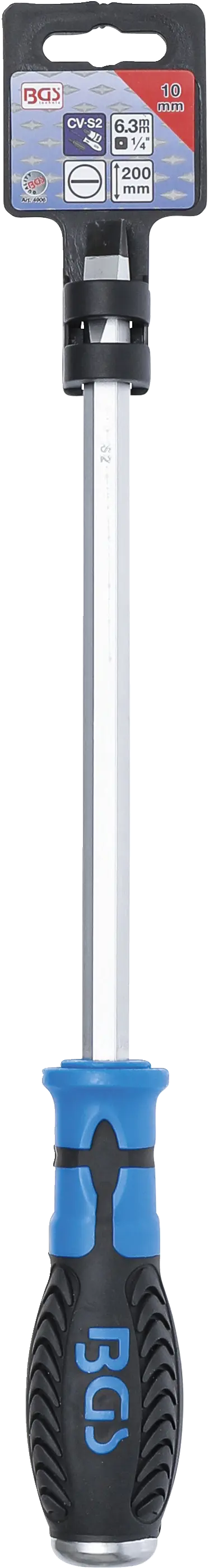 Balenie skrutkovača SL10, 200 mm - BGS Balenie plochého skrutkovača SL10, 200 mm - BGS