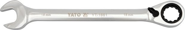 E-shop Klíč očkoplochý ráčnový 12 mm - YT-1655