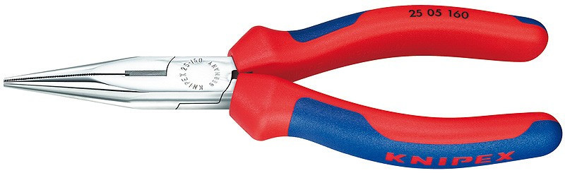 E-shop Polkruhové kliešte s britmi chrómované 160 mm - 2505160