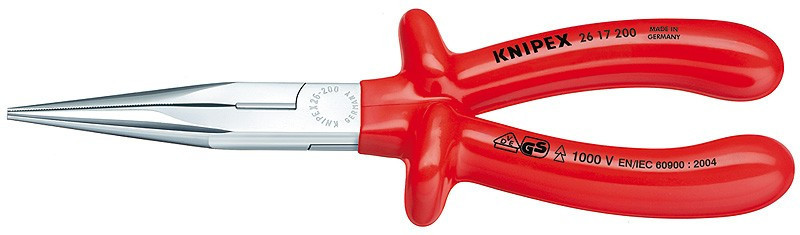 E-shop Polkruhové kliešte s britmi chrómované 200 mm - 2617200