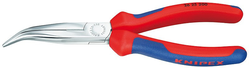 E-shop Polkruhové kliešte s britmi chrómované 200 mm - 2625200