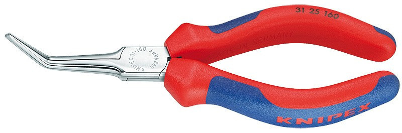 E-shop Zahnuté polkruhové kliešte 160 mm Knipex s dlhými čeľusťami - 3125160