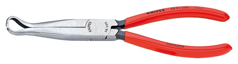 E-shop Zahnuté polkruhové kliešte 200 mm Knipex pre mechanikov - 3891200