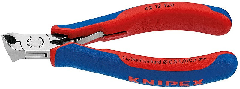 E-shop Štípacie kliešte s šikmými brity pre elektroniku 120mm - 6212120
