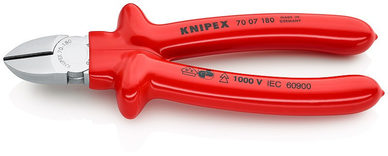 E-shop Bočné štiepacie kliešte chrómované 180 mm - 7007180
