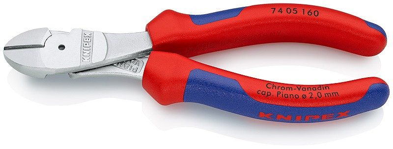E-shop Silové bočné štiepacie kliešte chrómované 160 mm - 7405160