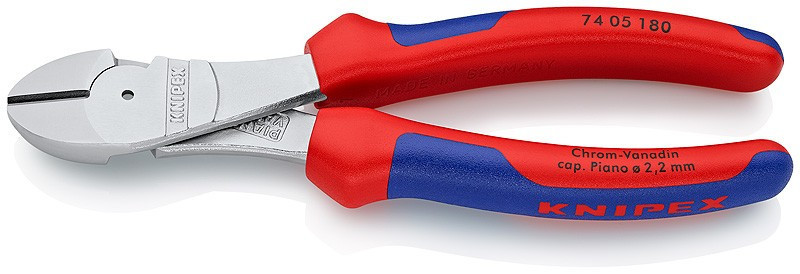 E-shop Silové bočné štiepacie kliešte chrómované 180 mm - 7405180