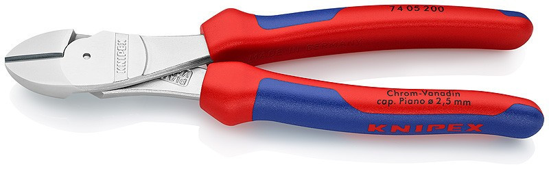 E-shop Silové bočné štiepacie kliešte chrómované 200 mm - 7405200