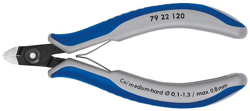 E-shop Presné bočné štiepacie kliešte na elektroniku brunýrované 120 mm - 7922120