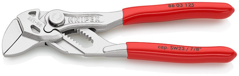 E-shop Kliešťový kľúč KNIPEX, 125 mm - 8603125