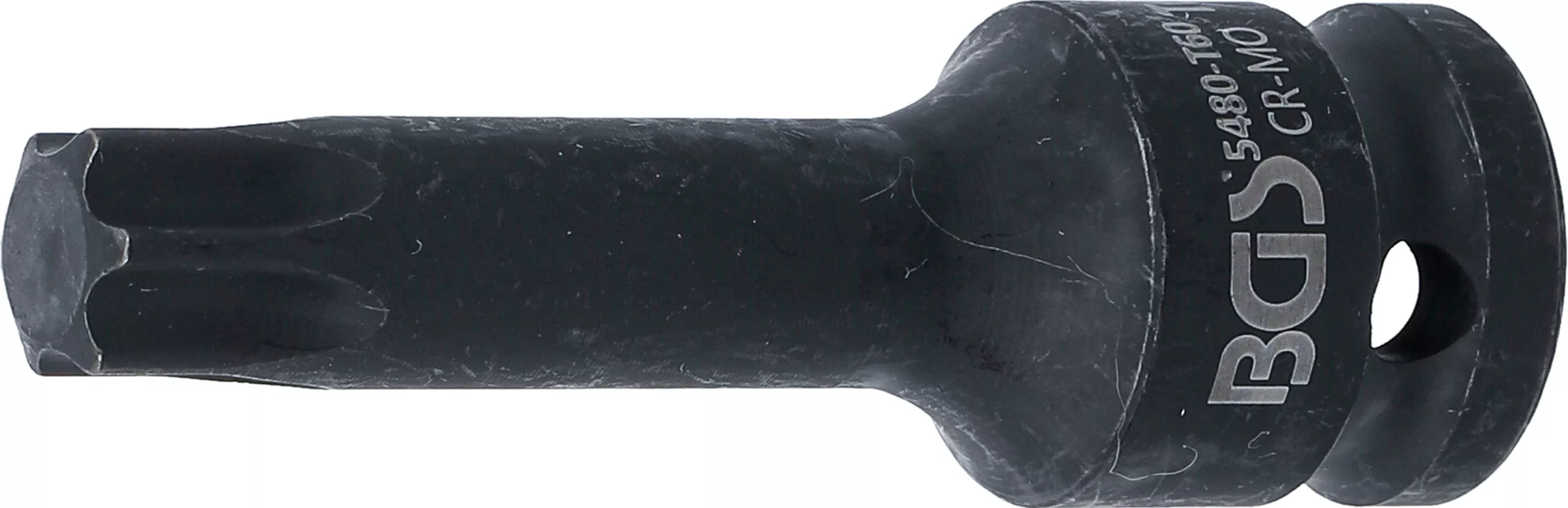 E-shop Rázový nástrčný kľúč TORX 1/2", T60, predĺžený - B5480-T60