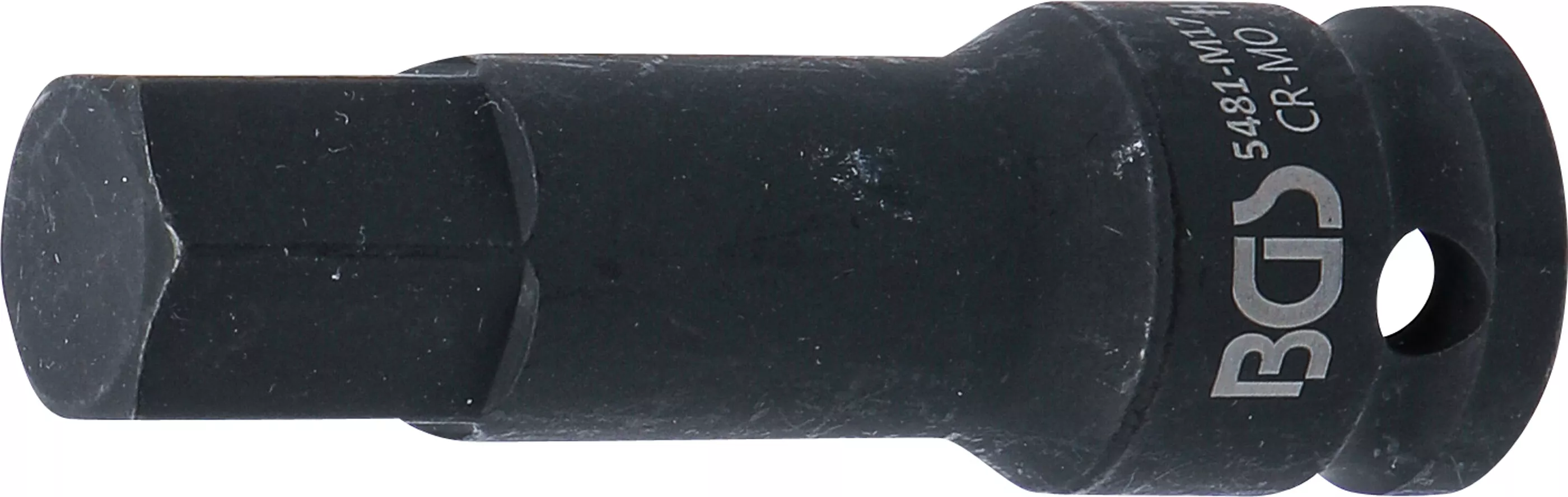 E-shop Rázový nástrčný kľúč HEX 1/2", 17 mm, predĺžený - B5481-M17
