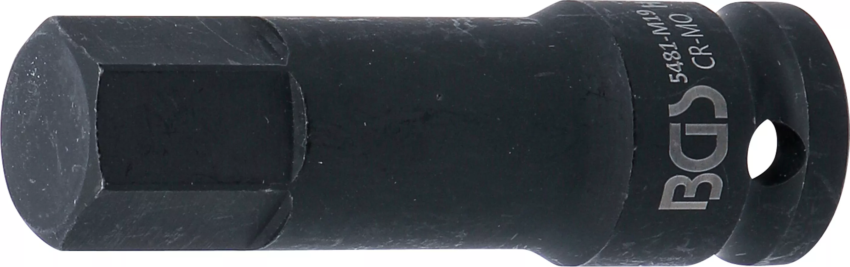 E-shop Rázový nástrčný kľúč HEX 1/2", 19 mm, predĺžený - B5481-M19