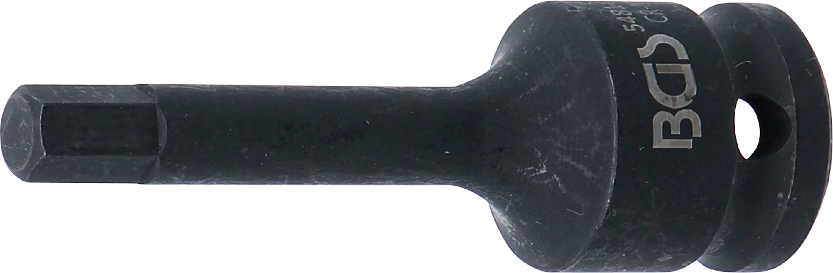 E-shop Rázový nástrčný kľúč HEX 1/2", 8 mm, predĺžený - B5481-M8