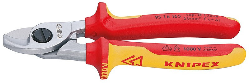 E-shop Káblové nožnice izolované viaczložkovými návlekmi, certifikácia VDE 165 mm - 9516165