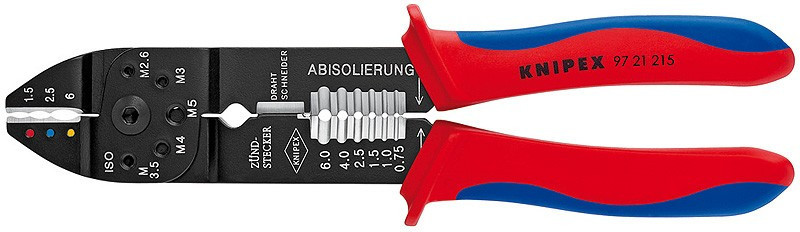 E-shop Krimpovacie kliešte brunýrované 230 mm - 9721215