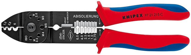 E-shop Krimpovacie kliešte brunýrované 230 mm - 9721215C