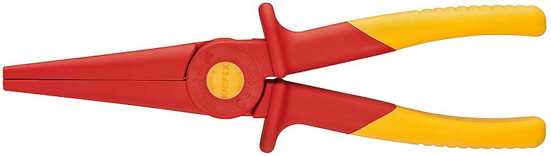 E-shop Izolačné plastové rovné pologuľaté kliešte 220 mm KNIPEX - 986202
