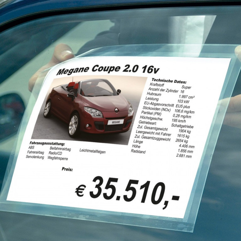 E-shop Přilnavé desky A4, statická folie - stříbrné - 744130030