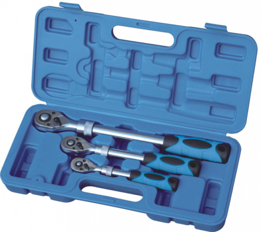 E-shop Teleskopické račne 3 ks (1/4", 3/8", 1/2") v plastovom kufri - AH120305