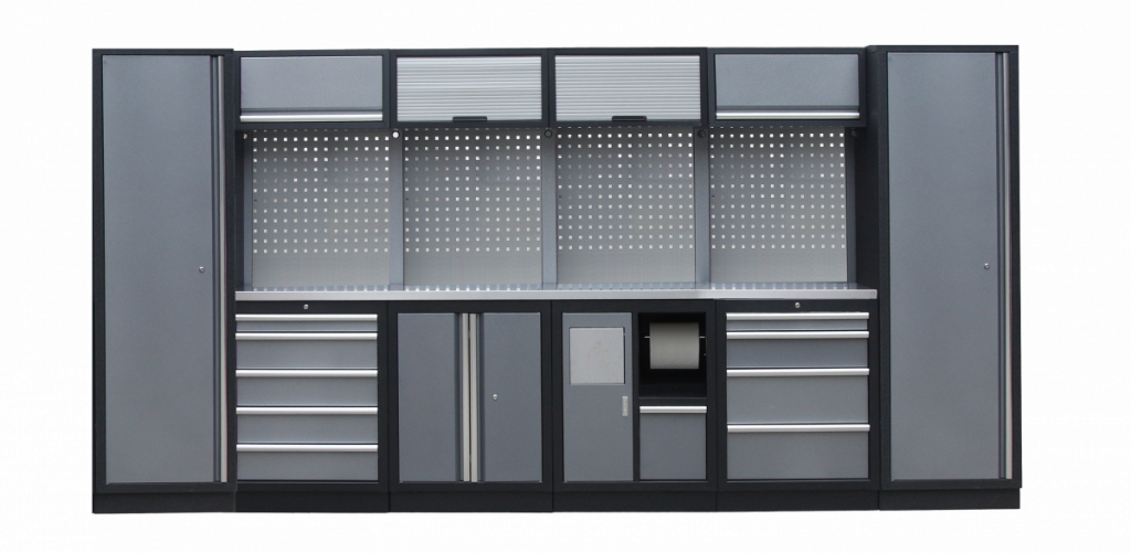 E-shop Kvalitný PROFI dielenský nábytok 3920 x 495 x 2000 mm - TGS1301AG