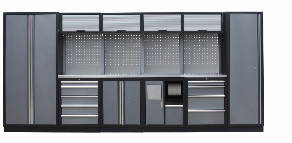 E-shop Kvalitný PROFI dielenský nábytok 4235 x 495 x 2000 mm - TGS1301AL